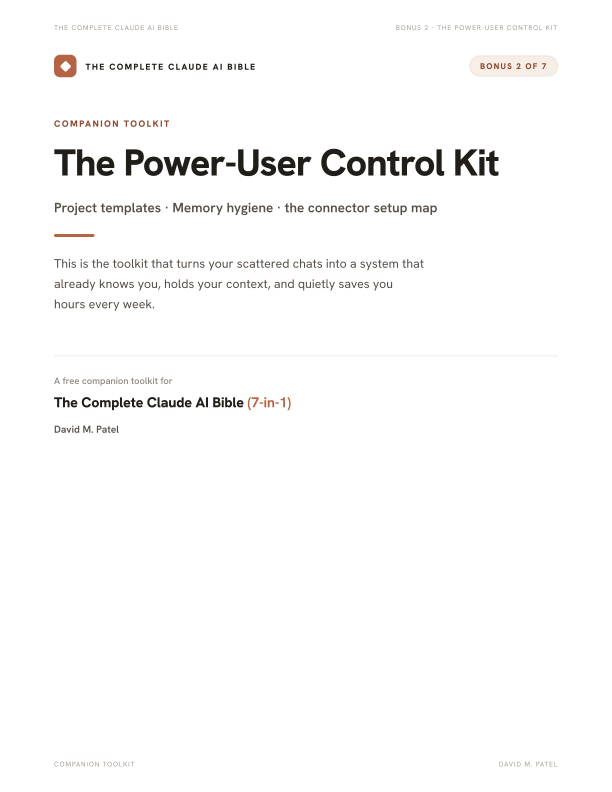 The Power-User Control Kit