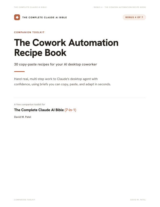 The Cowork Automation Recipe Book