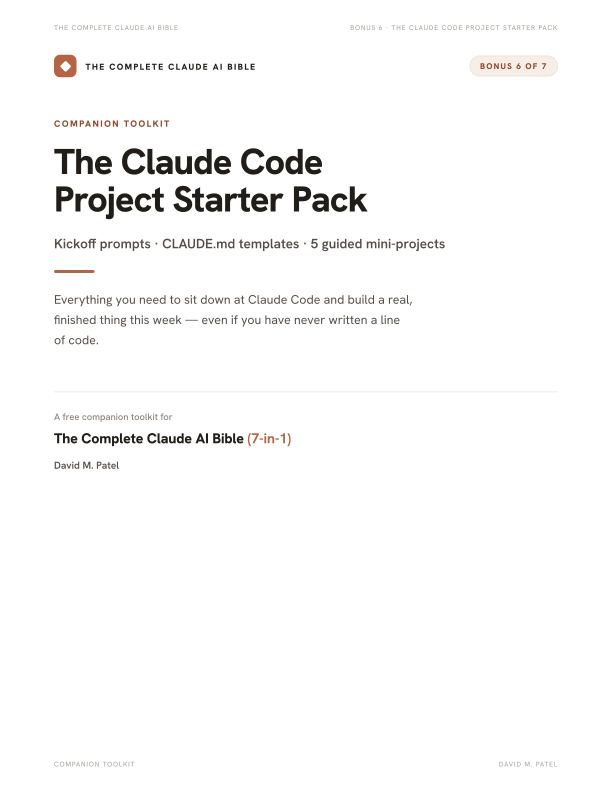The Claude Code Project Starter Pack