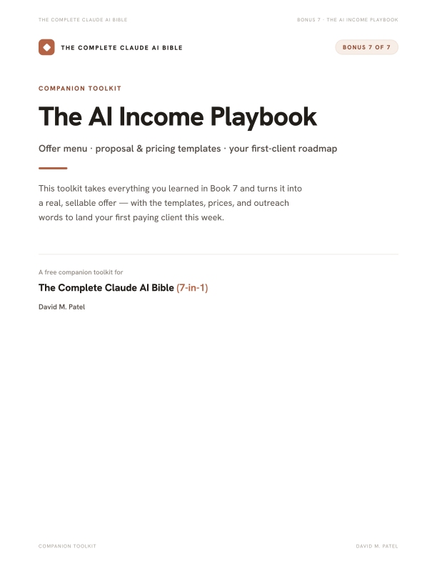 The AI Income Playbook